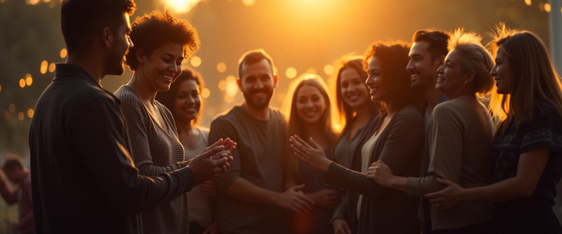 Community coming together in faith and service